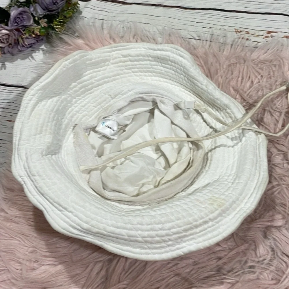 Coolibar White Sun Castle UPF White Sun Hat Kids